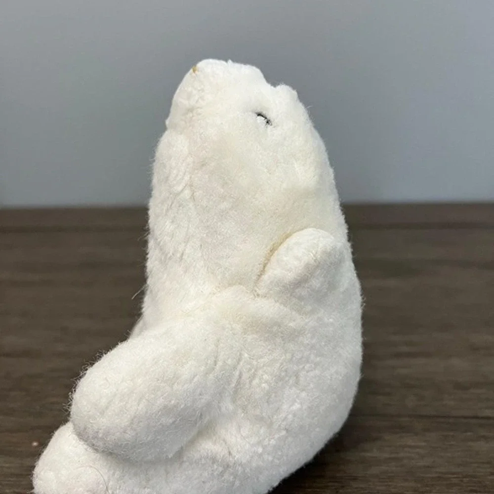 GUND Vintage 1980 Snuffles‎ the Polar Bear Plush 6.5"